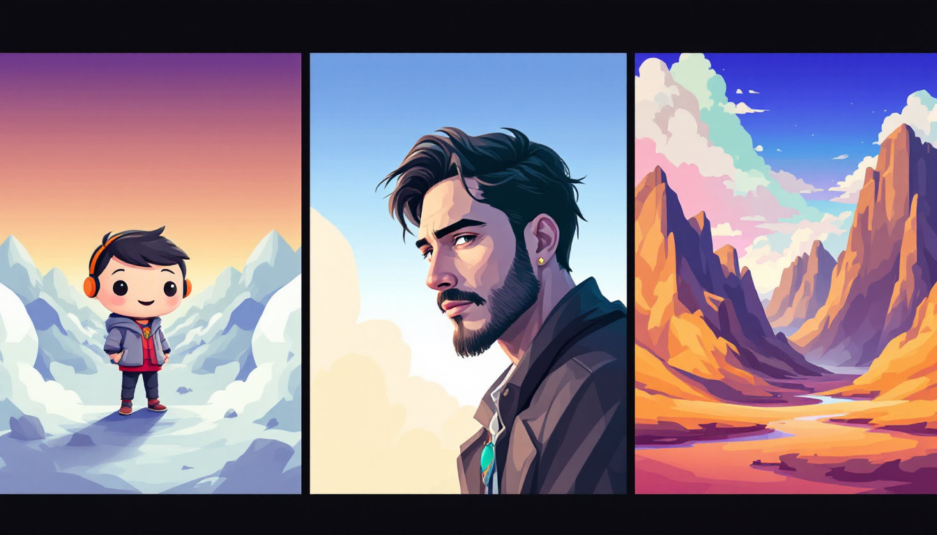 Realistic AI portrait