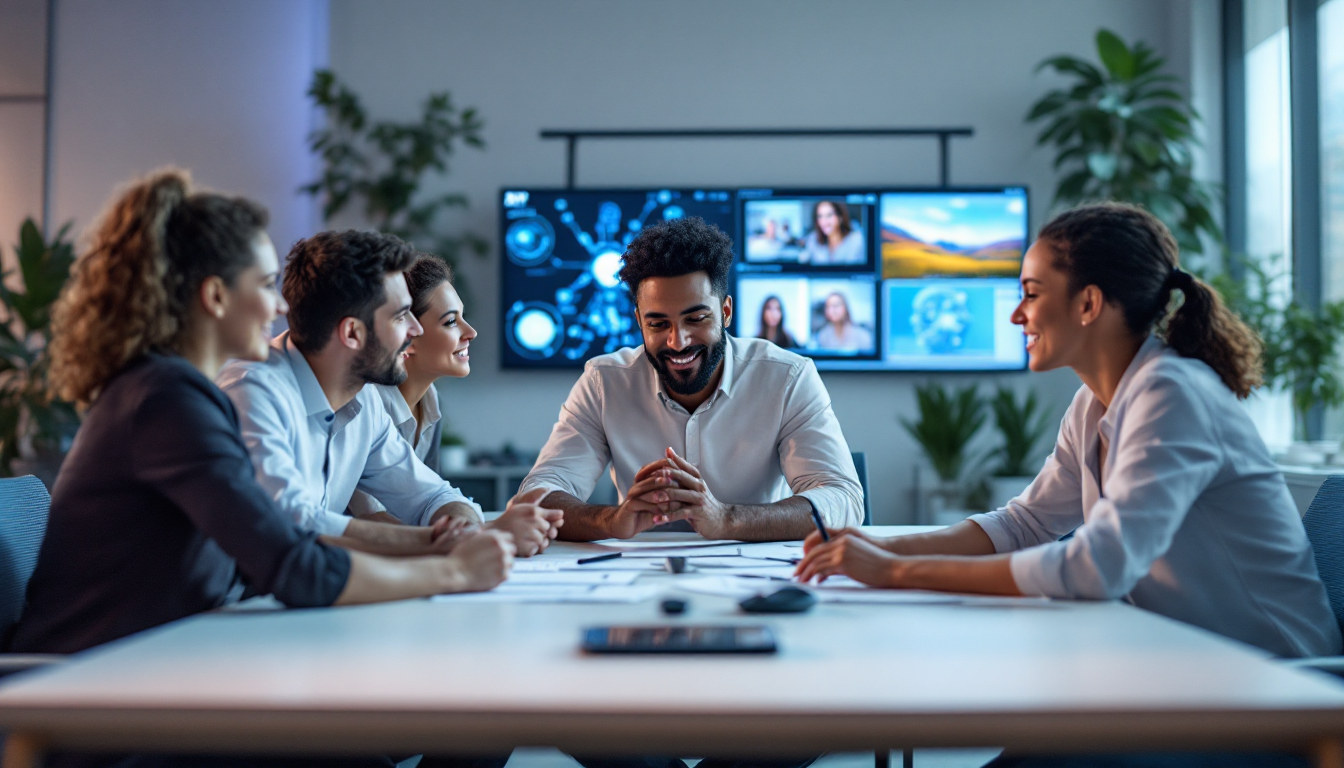 Cinematic AI video frame