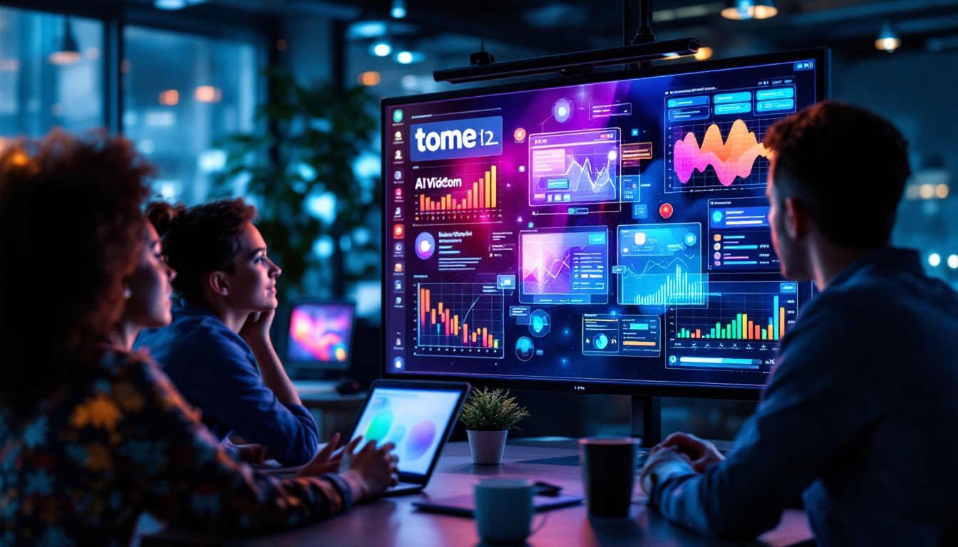 Cinematic video integrated into Tome deck