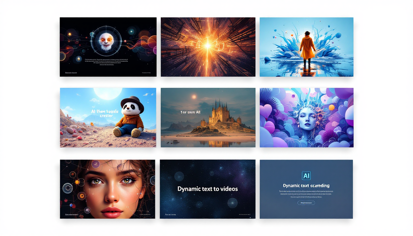 AI-generated slide with realistic images
