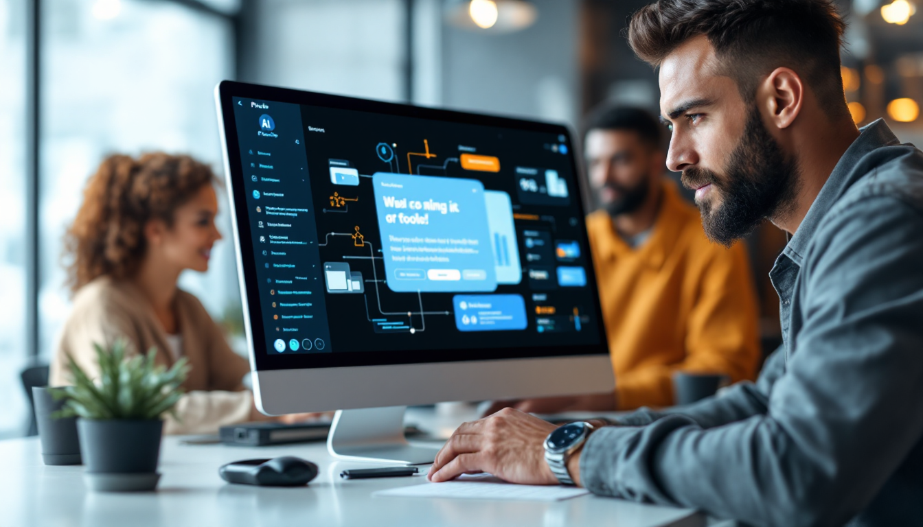 Cinematic AI video frame
