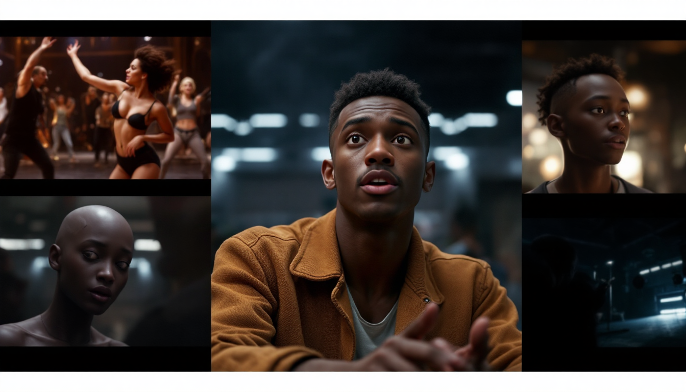 Cinematic cityscape video