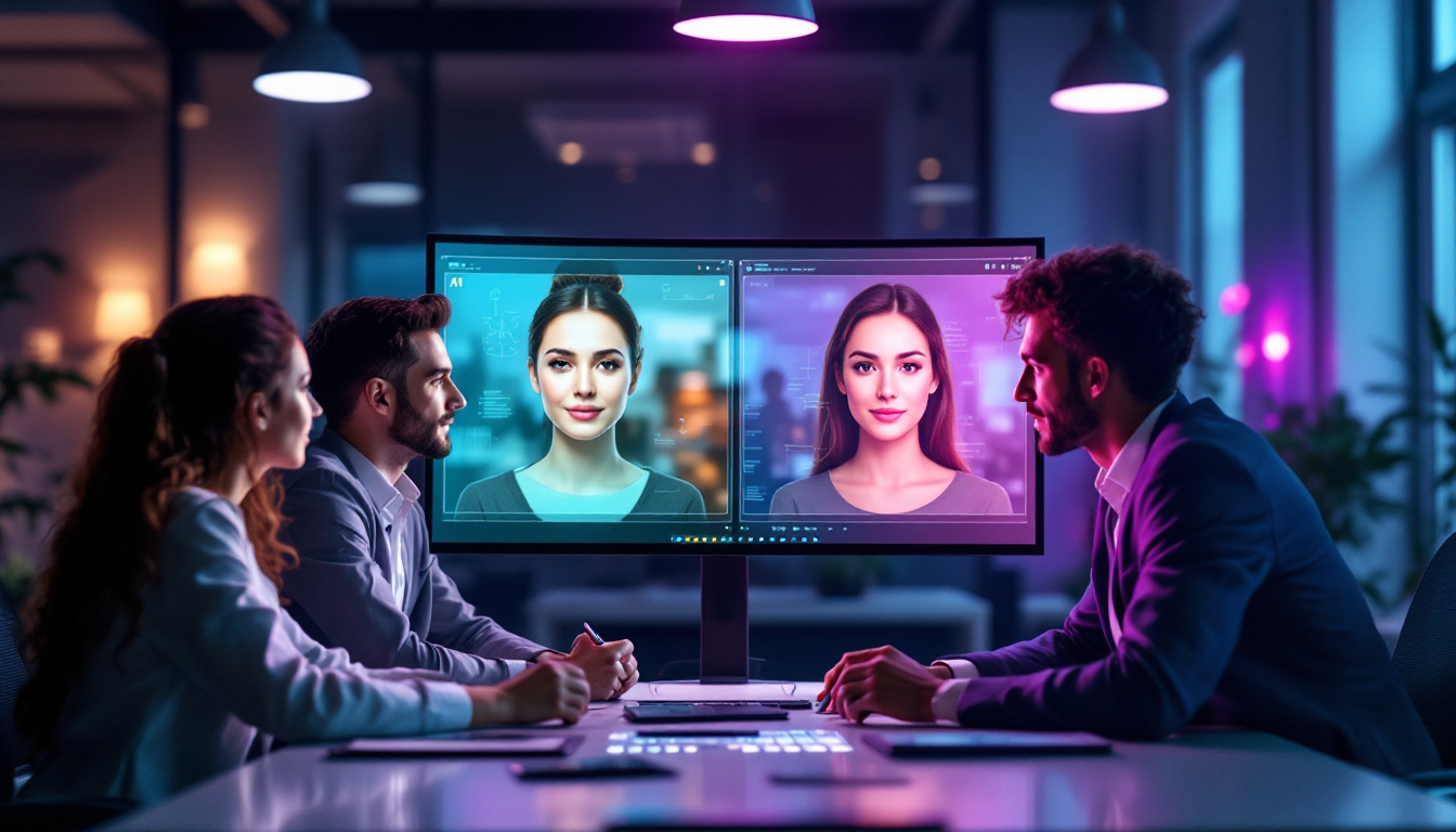 AI-generated portrait series