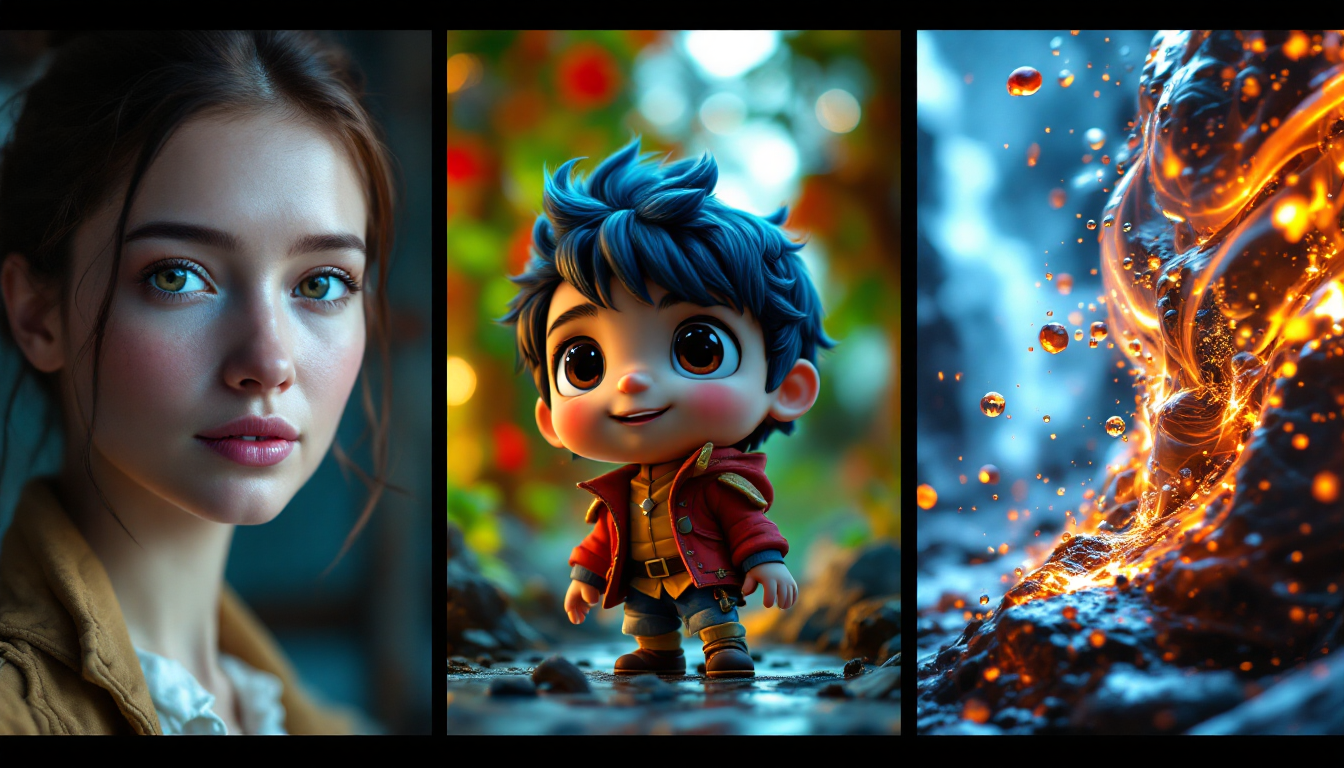 Realistic AI portrait