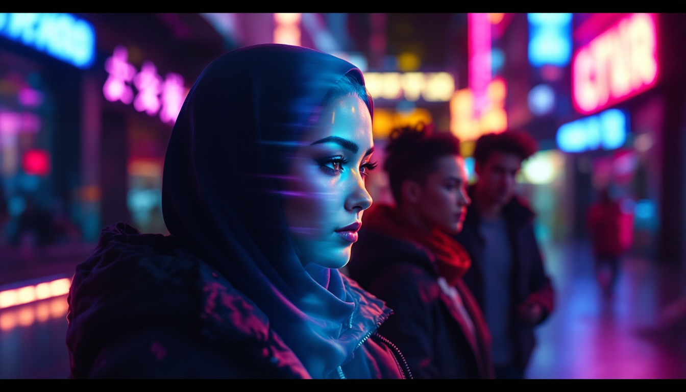 Hero visual of AI-generated video scene