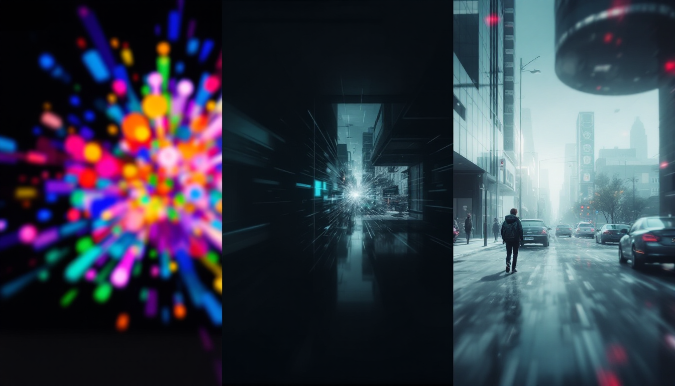 AI-generated cinematic video scene