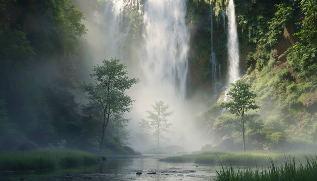 Cinematic landscape video