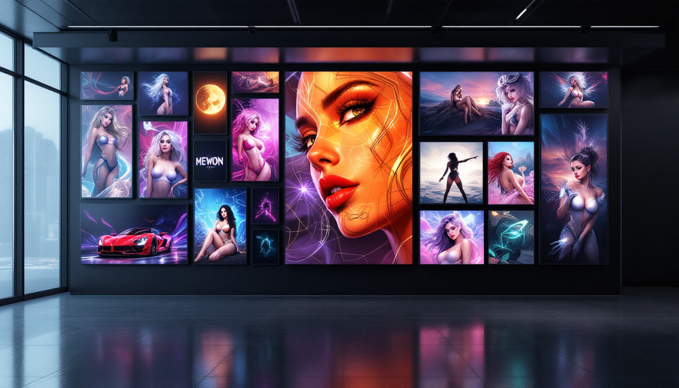 Rapid generation of custom femdom artwork