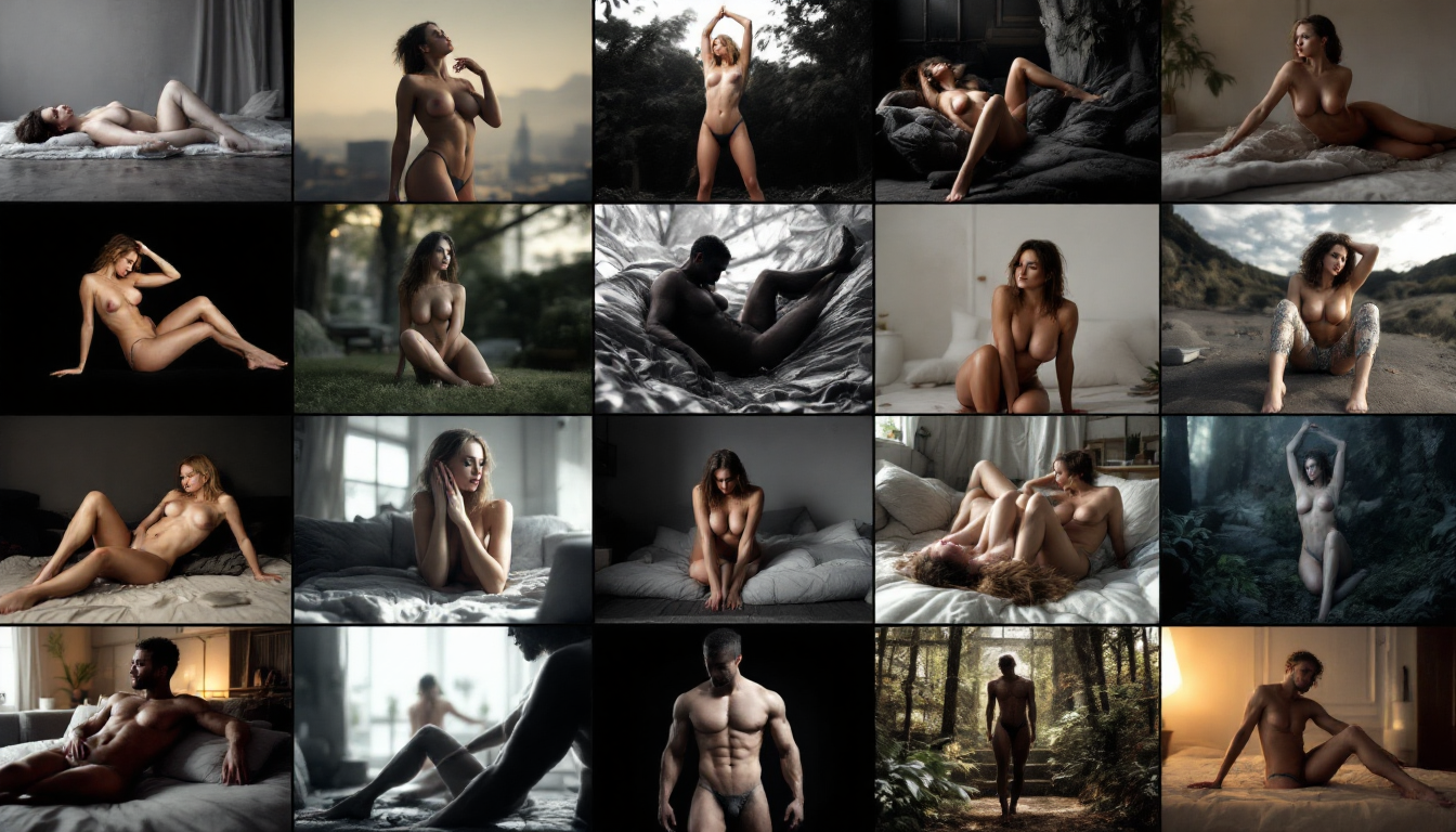 Rapid Nude Art Production