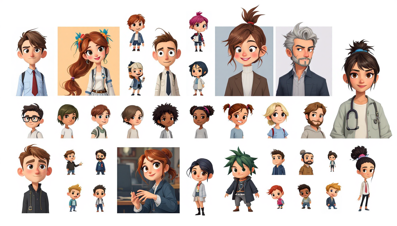 Seamless character consistency across formats