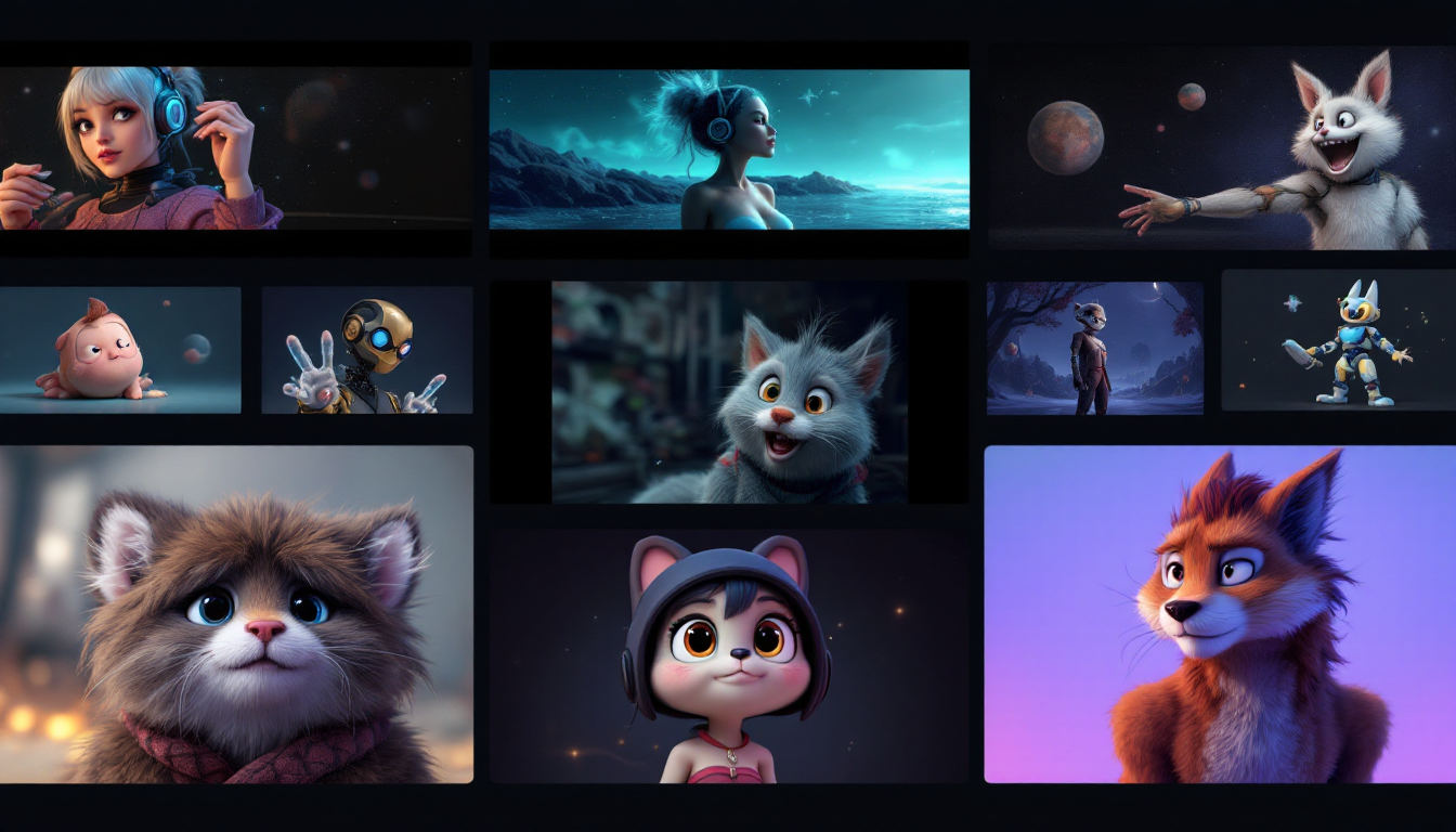 Rapid iteration on diverse AI content