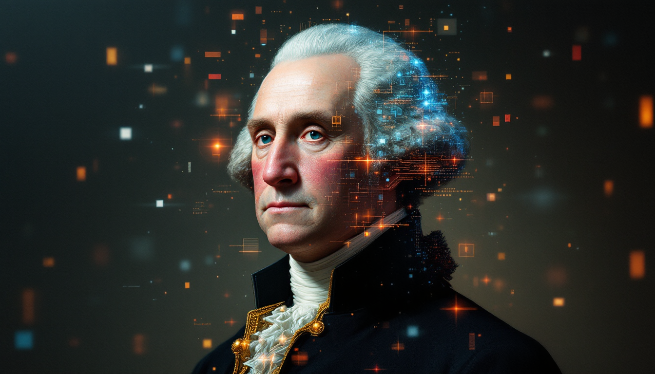 Craft precise AI pictures of George Washington with unified tools