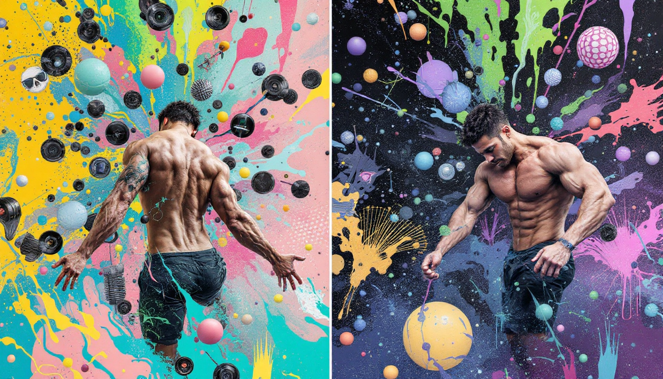 Seamless gym photo transformations