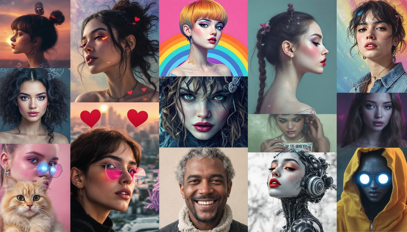 Instant AI-generated profile assets