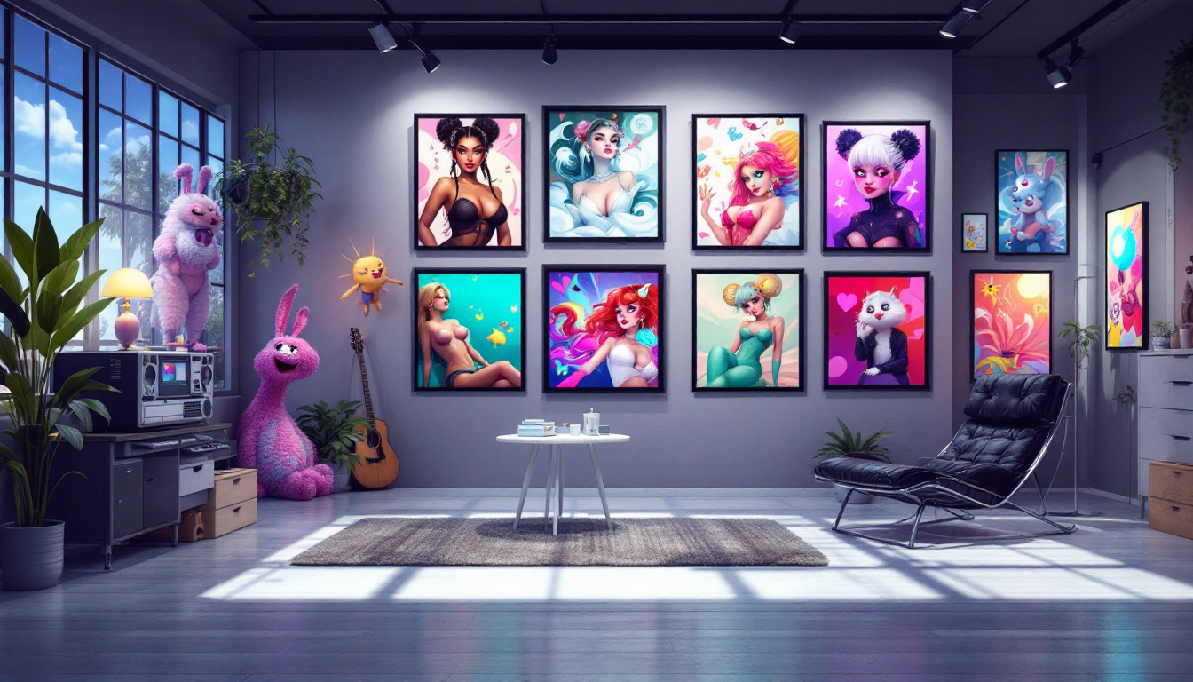 Rapid generation of themed femdom art