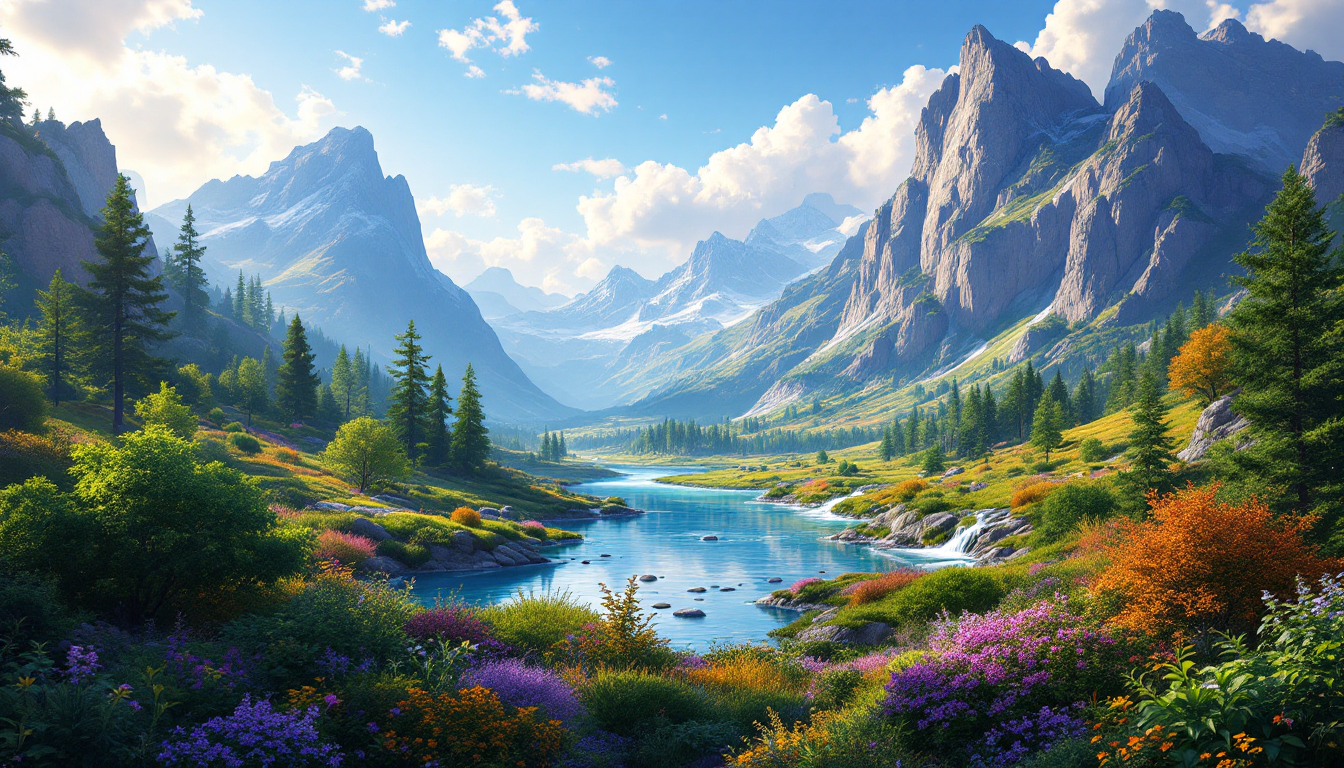 Elevate your projects with AI-generated nature art