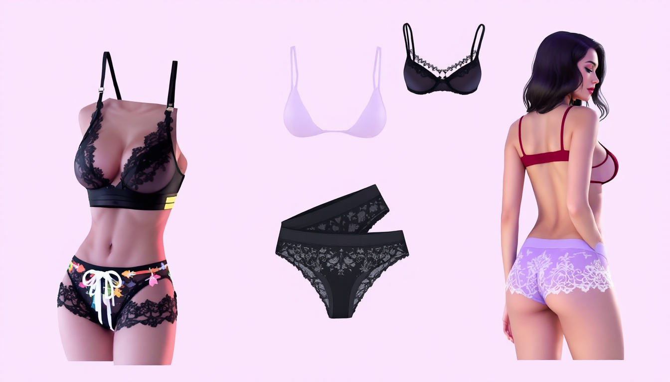 Rapid generation of customized underwear visuals