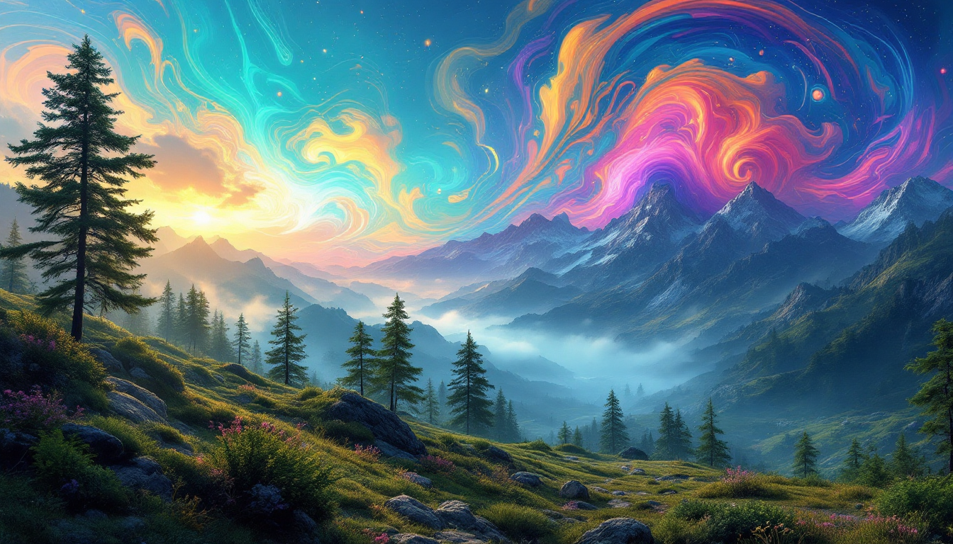 Elevate Your Social Content with AI-Generated Nature Art