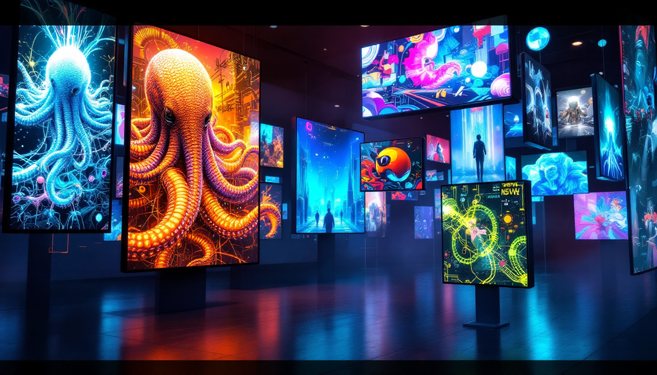 Seamless generation of diverse AI art styles