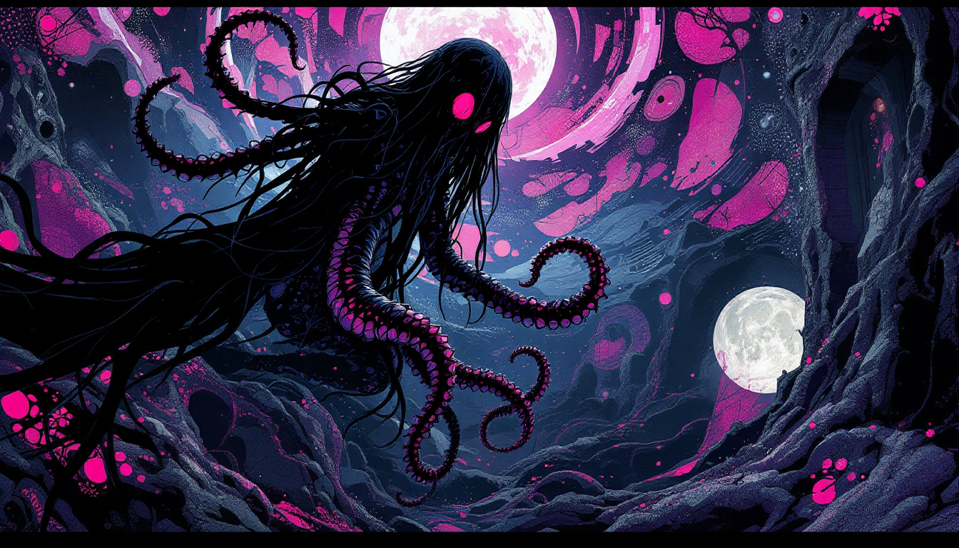 Seamless goth AI content creation