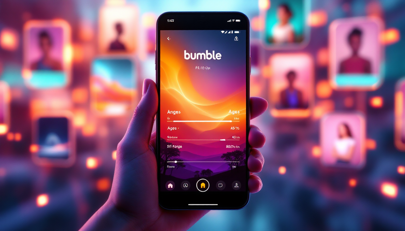 Effortlessly adjust age range on Bumble and supercharge profiles with PixelDojo AI