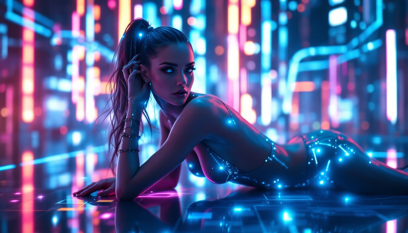 Elevate your creative projects with seamless AI generated sexy girl imagery