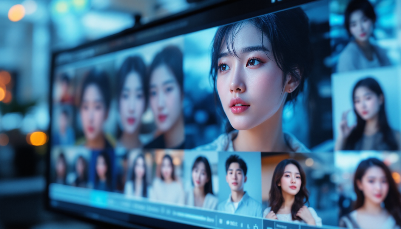 Elevate your profiles with precision Korean AI imagery