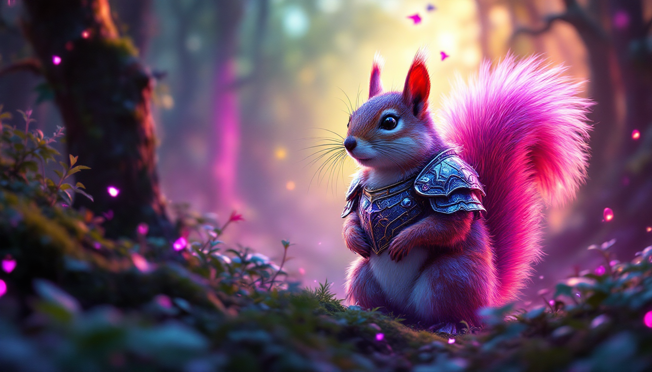 Revolutionize Your Content with AI-Powered Squirrel in Armor Creations