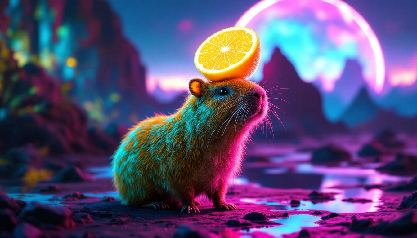 Ignite Social Media with AI-Powered Capybara with Lemon on Head Content