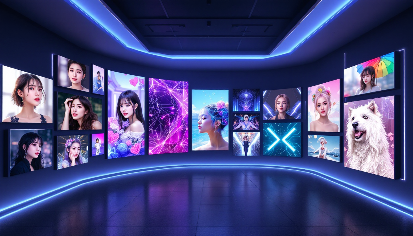 Rapid generation of eye-catching pics