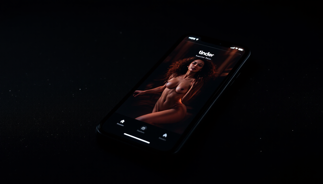 Revolutionize your Tinder strategy with AI-generated content in dark mode