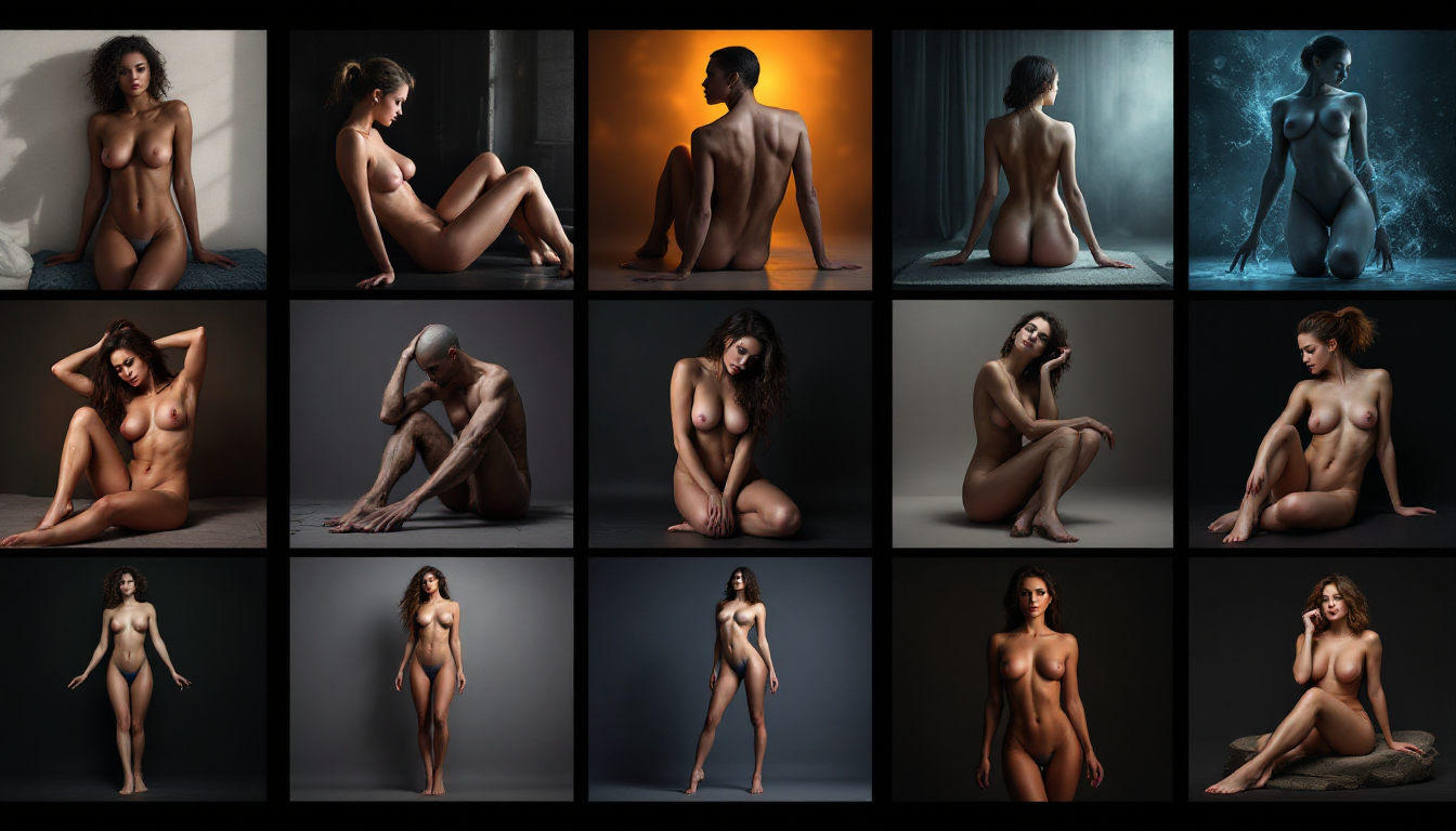 Rapid generation of diverse nude styles