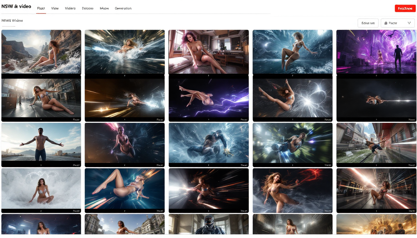 Unrestricted NSFW video generation