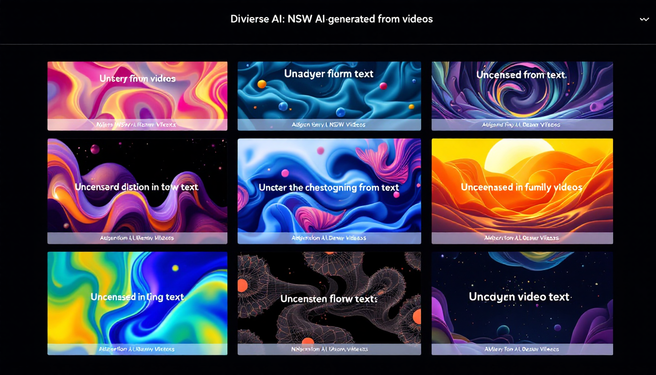 Unlimited NSFW video generation without restrictions