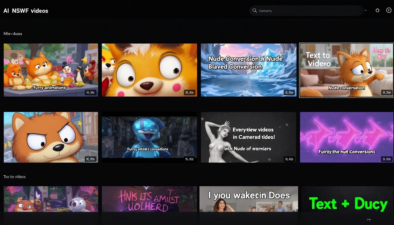 Unrestricted access to NSFW video tools