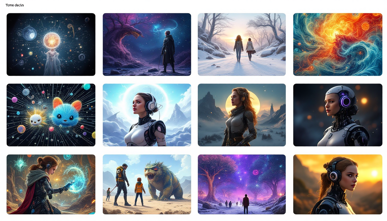 Seamless integration of AI images and videos