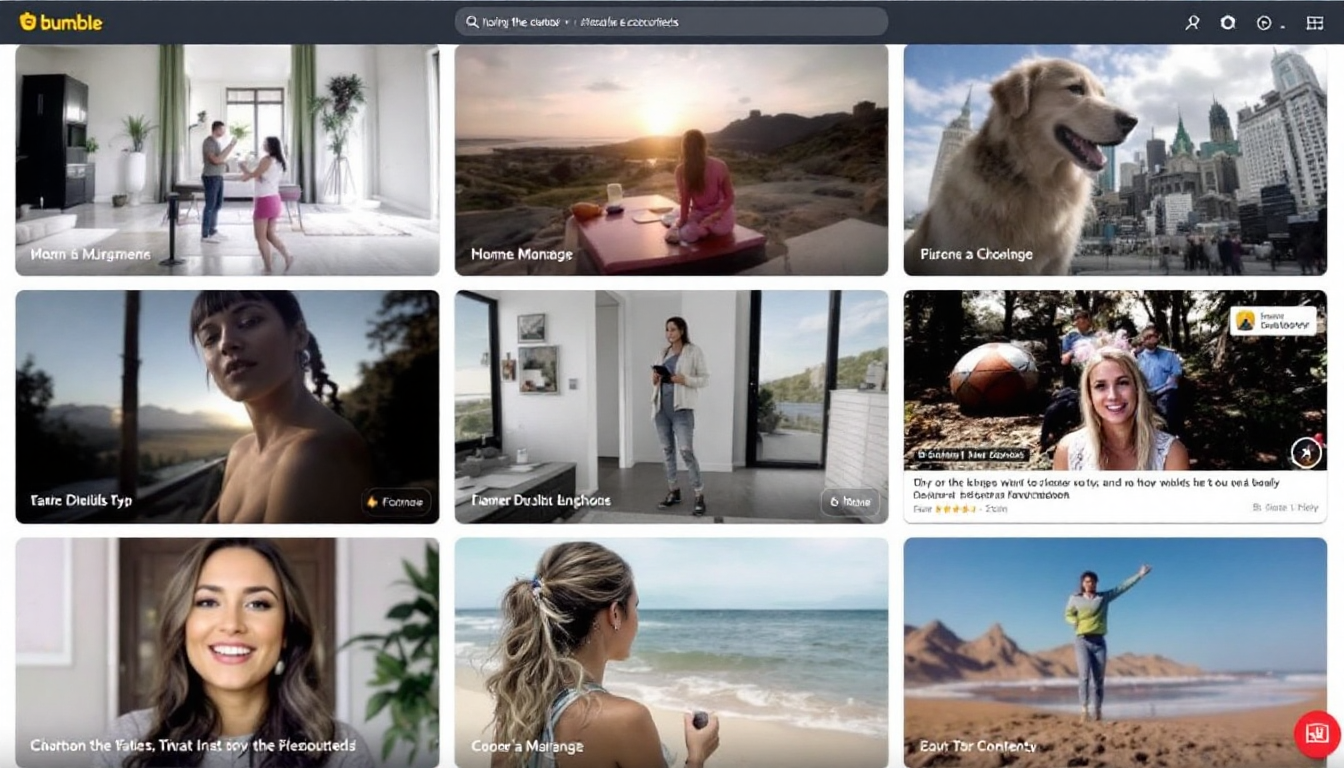 Instant content refresh for Bumble resets