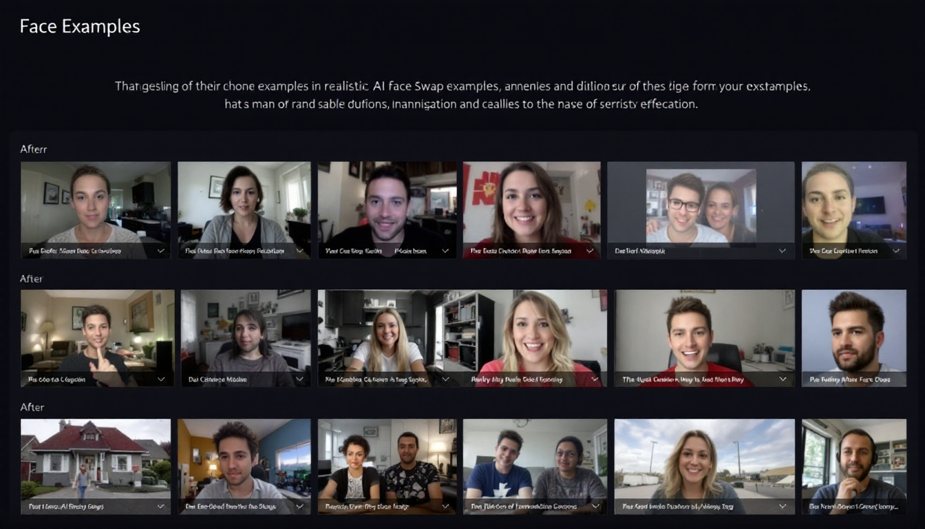 Instant face swap video creation free
