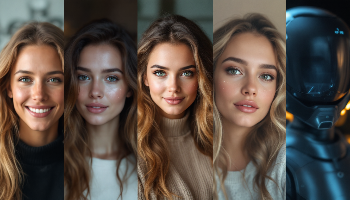 Instant high-quality face swaps