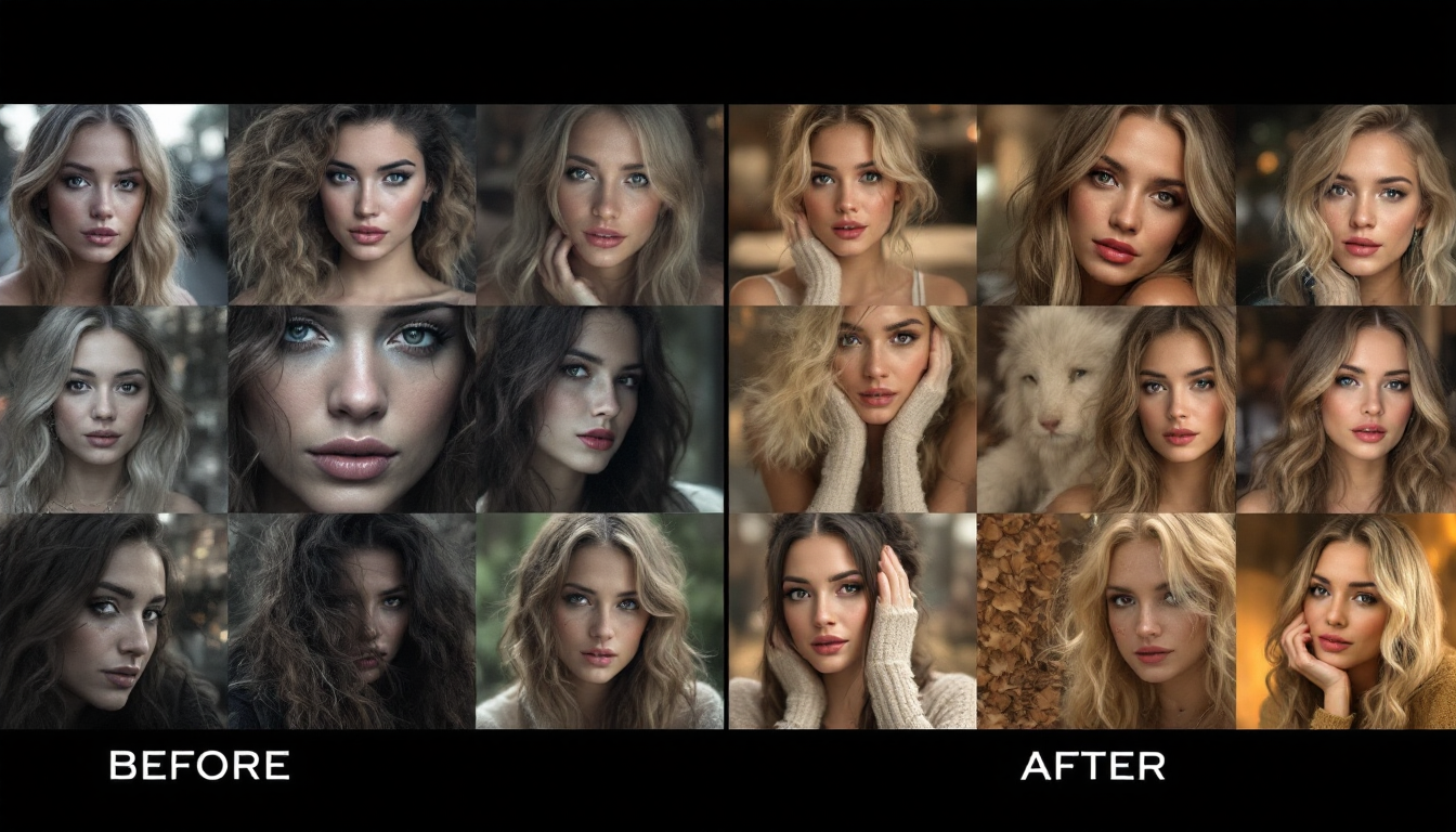 Instant face swaps for dynamic content