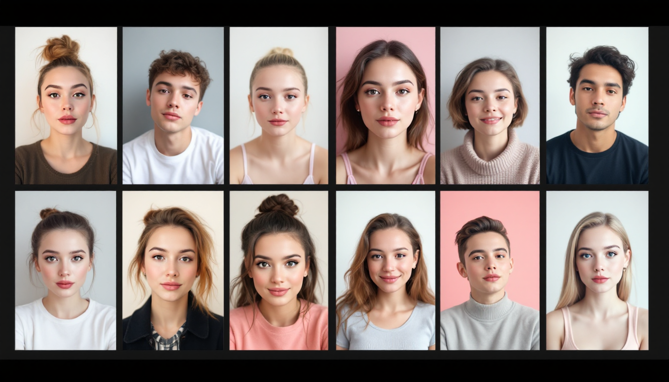 Rapid photo creation without creative teams