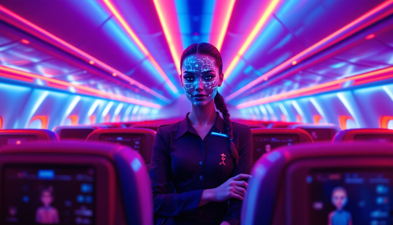 Revolutionize your social feeds with AI flight attendant magic