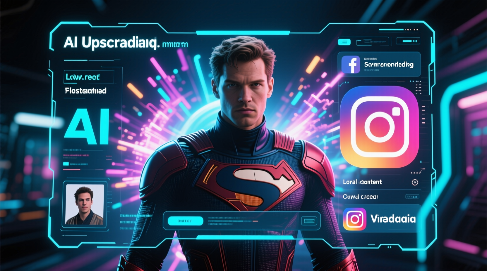 Supercharge your social content with effortless 4K upscaling