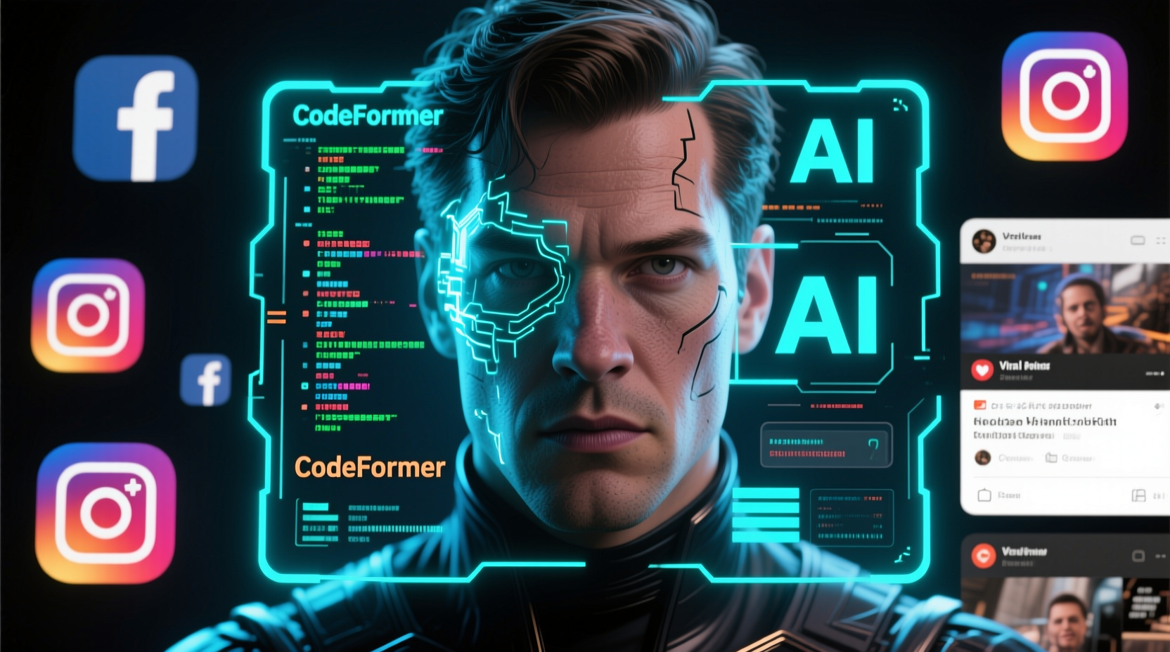 Revive every detail in faces with precision AI restoration