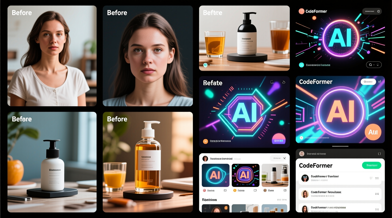 Seamless face restoration in one platform