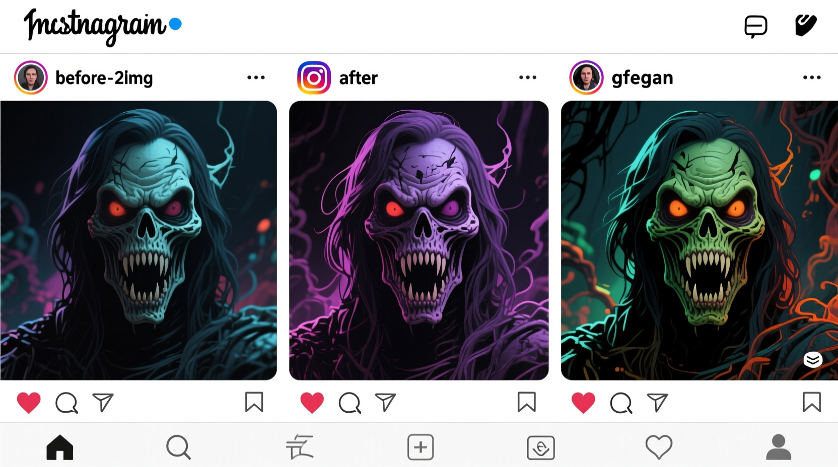 Rapid image-to-image transformations