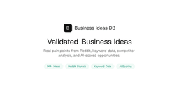 Business Ideas Database